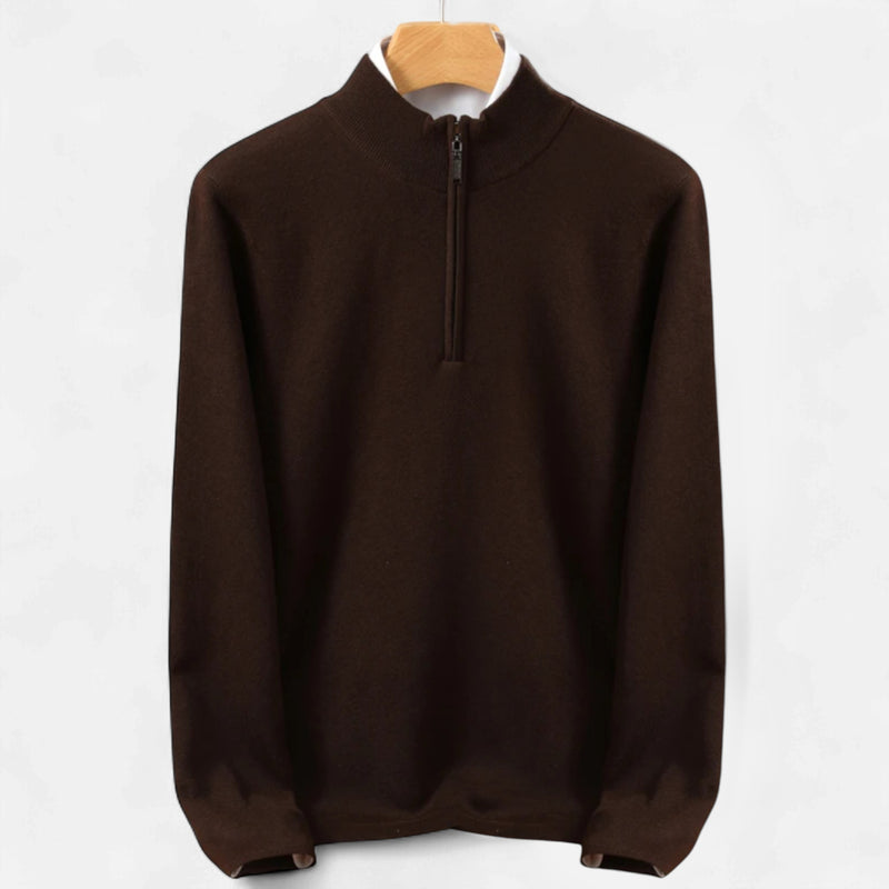 Chardon | Men’s Merino Wool Half-Zip Sweater