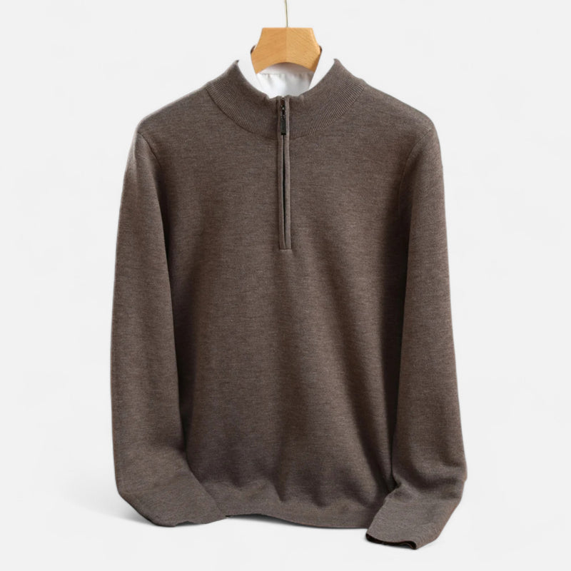 Chardon | Men’s Merino Wool Half-Zip Sweater