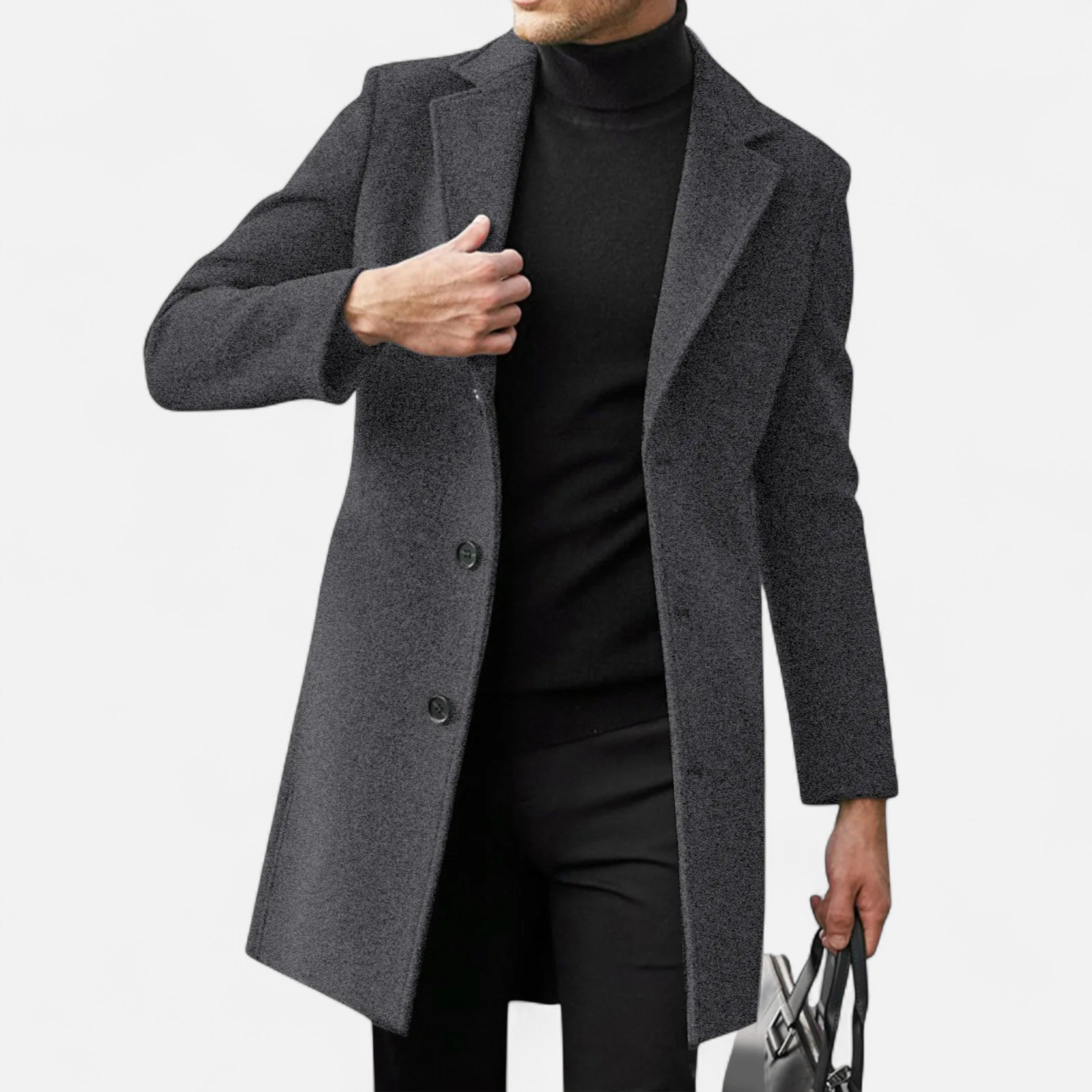 Chardon | Men’s Classic Mid-Length Trench Coat