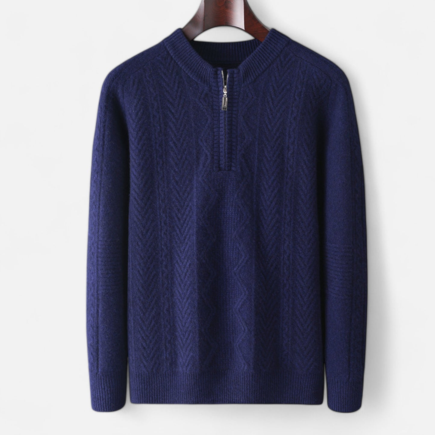 Chardon | Men’s Pure Wool Half-High Collar Pullover