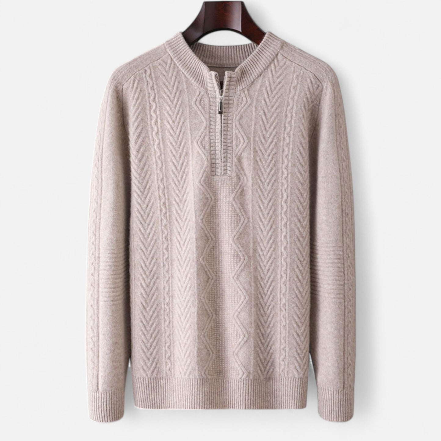 Chardon | Men’s Pure Wool Half-High Collar Pullover