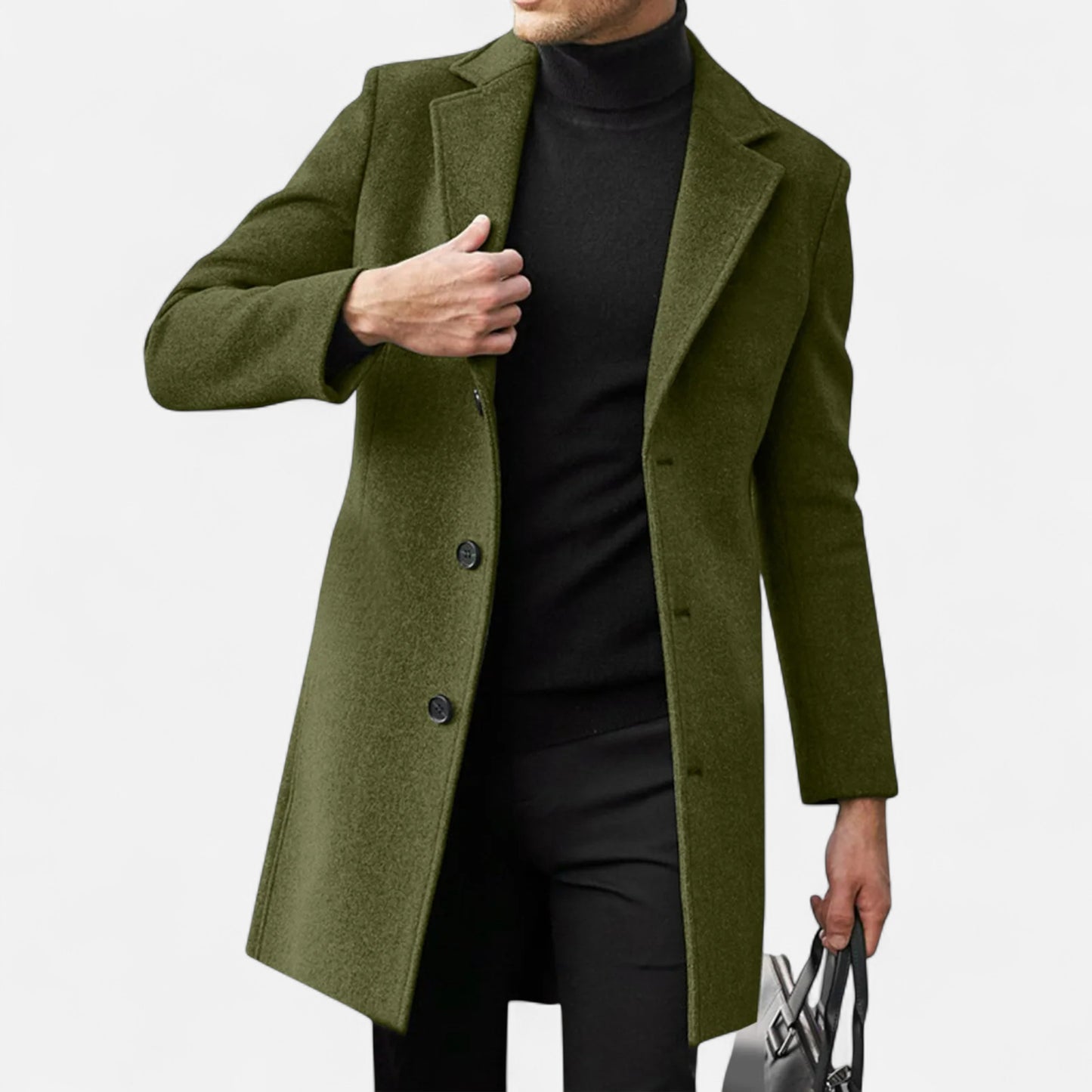 Chardon | Men’s Classic Mid-Length Trench Coat