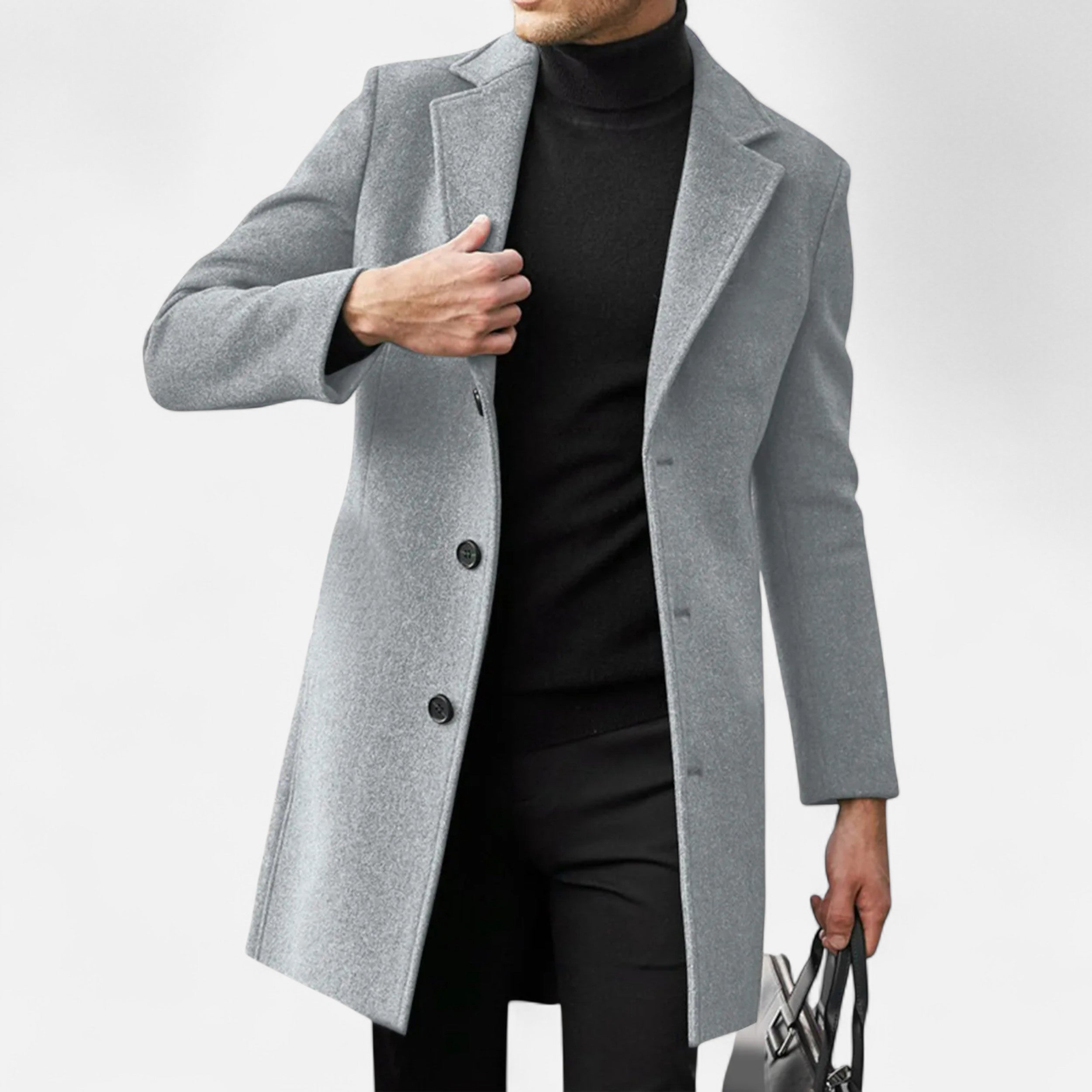 Chardon | Men’s Classic Mid-Length Trench Coat