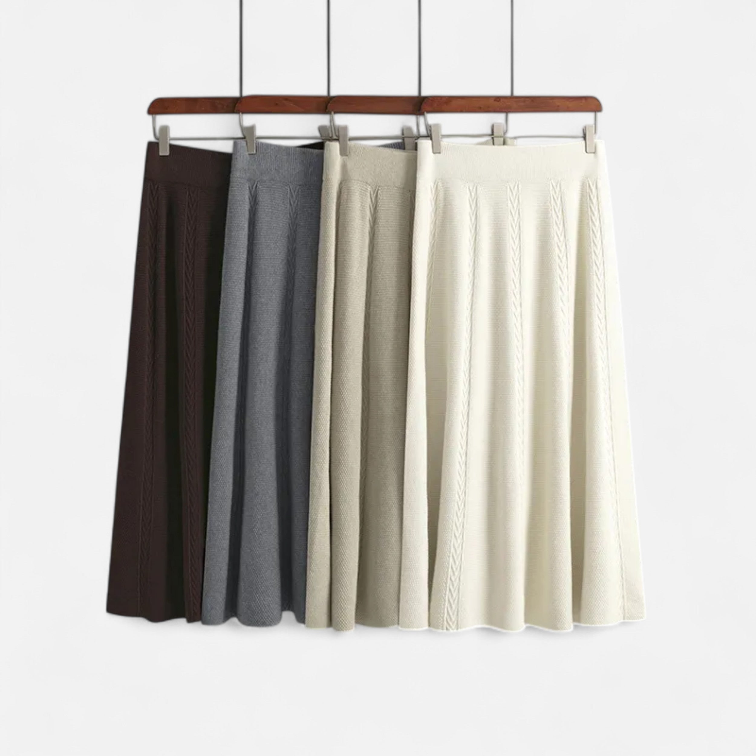 Chardon | Women’s Mid-Length Knitted Skirt