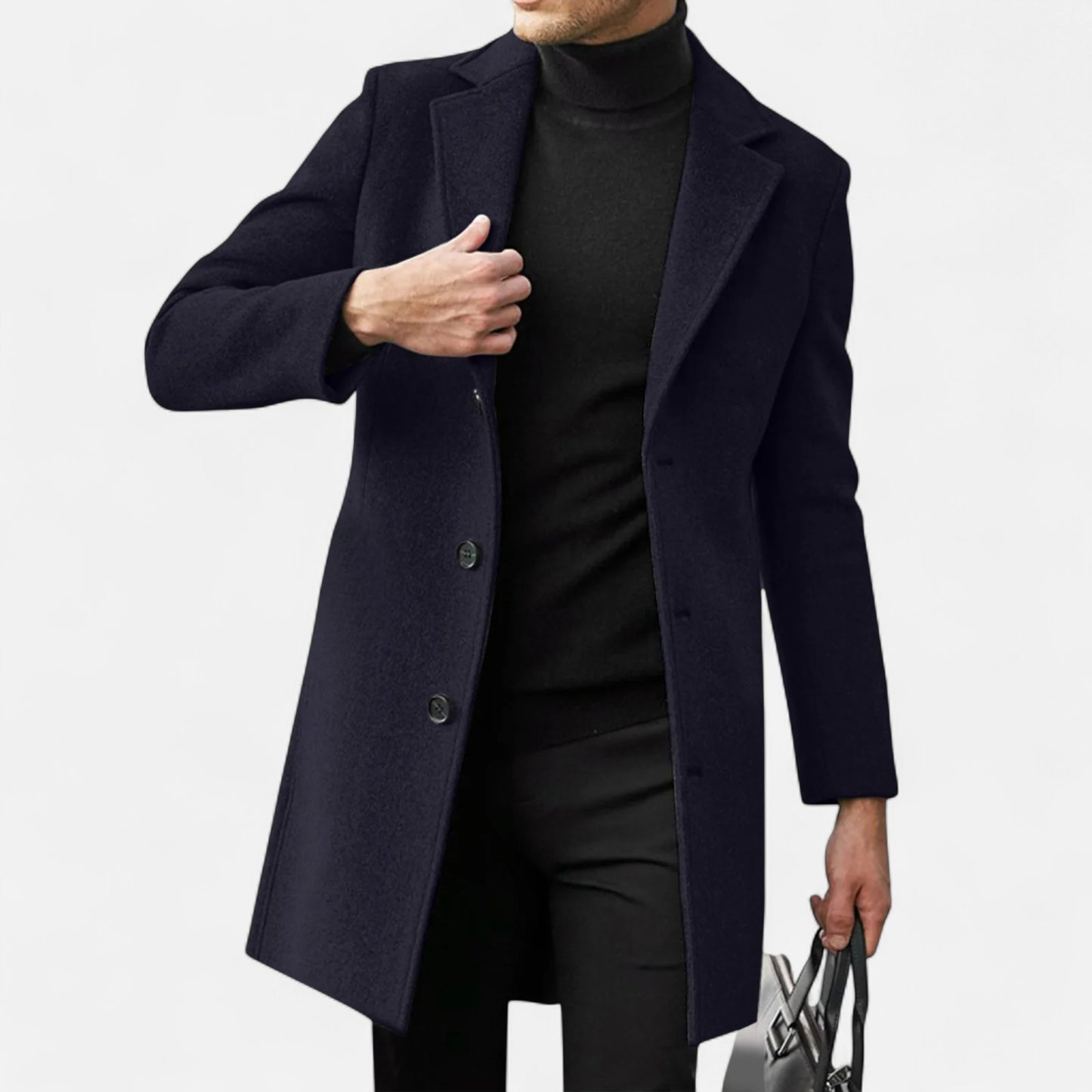Chardon | Men’s Classic Mid-Length Trench Coat