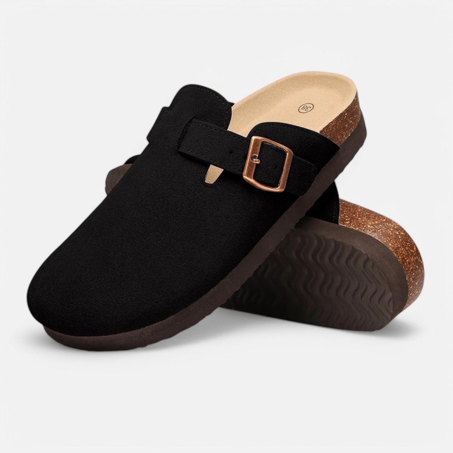 Chardon | Women’s Suede Clogs – Natural, Supportive, Effortless