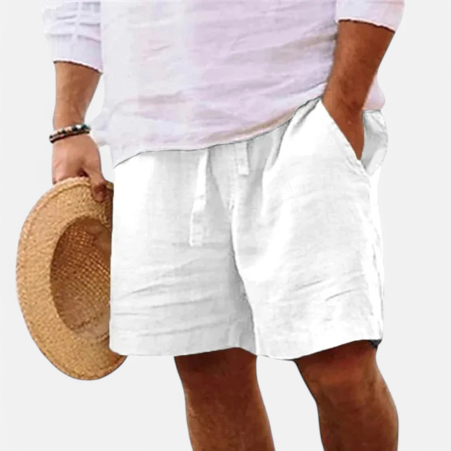 Chardon | Men’s Linen-Cotton Shorts – Light, Cool, Refined
