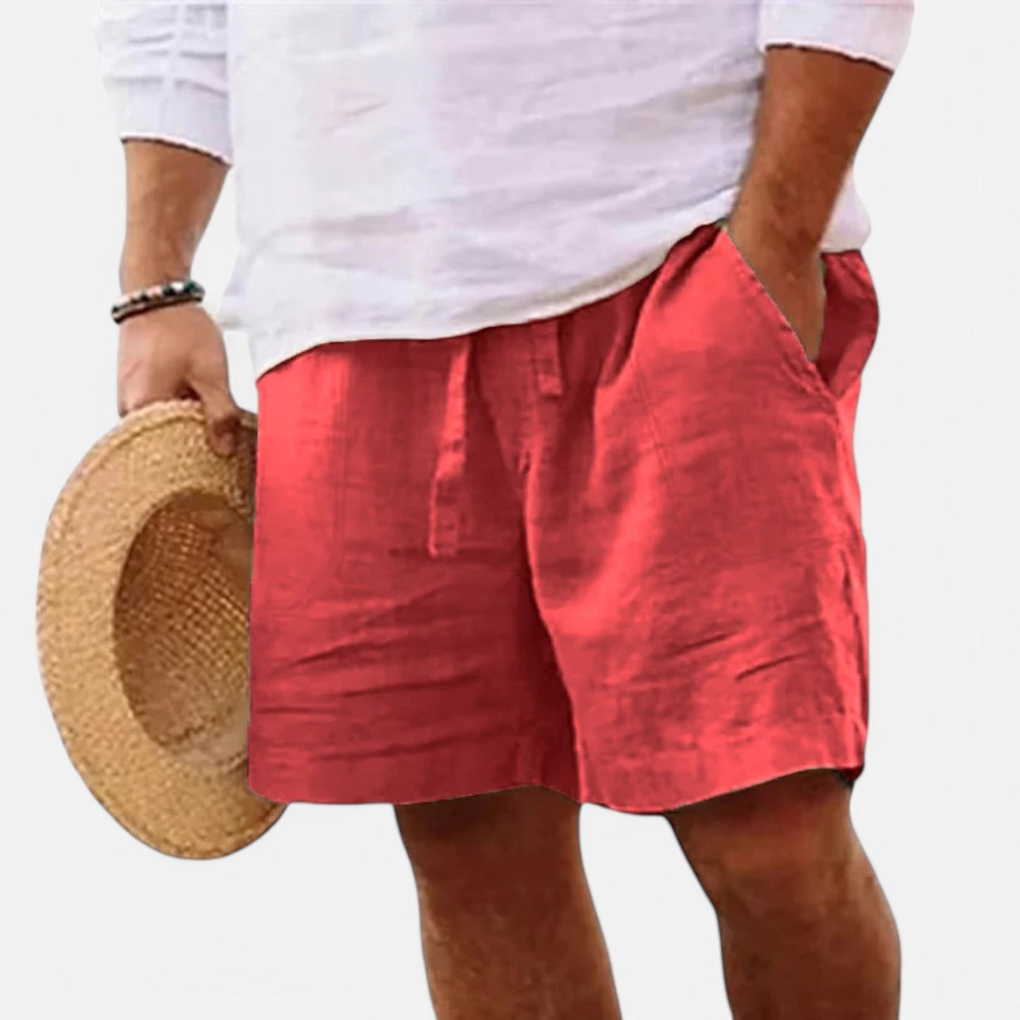 Chardon | Men’s Linen-Cotton Shorts – Light, Cool, Refined